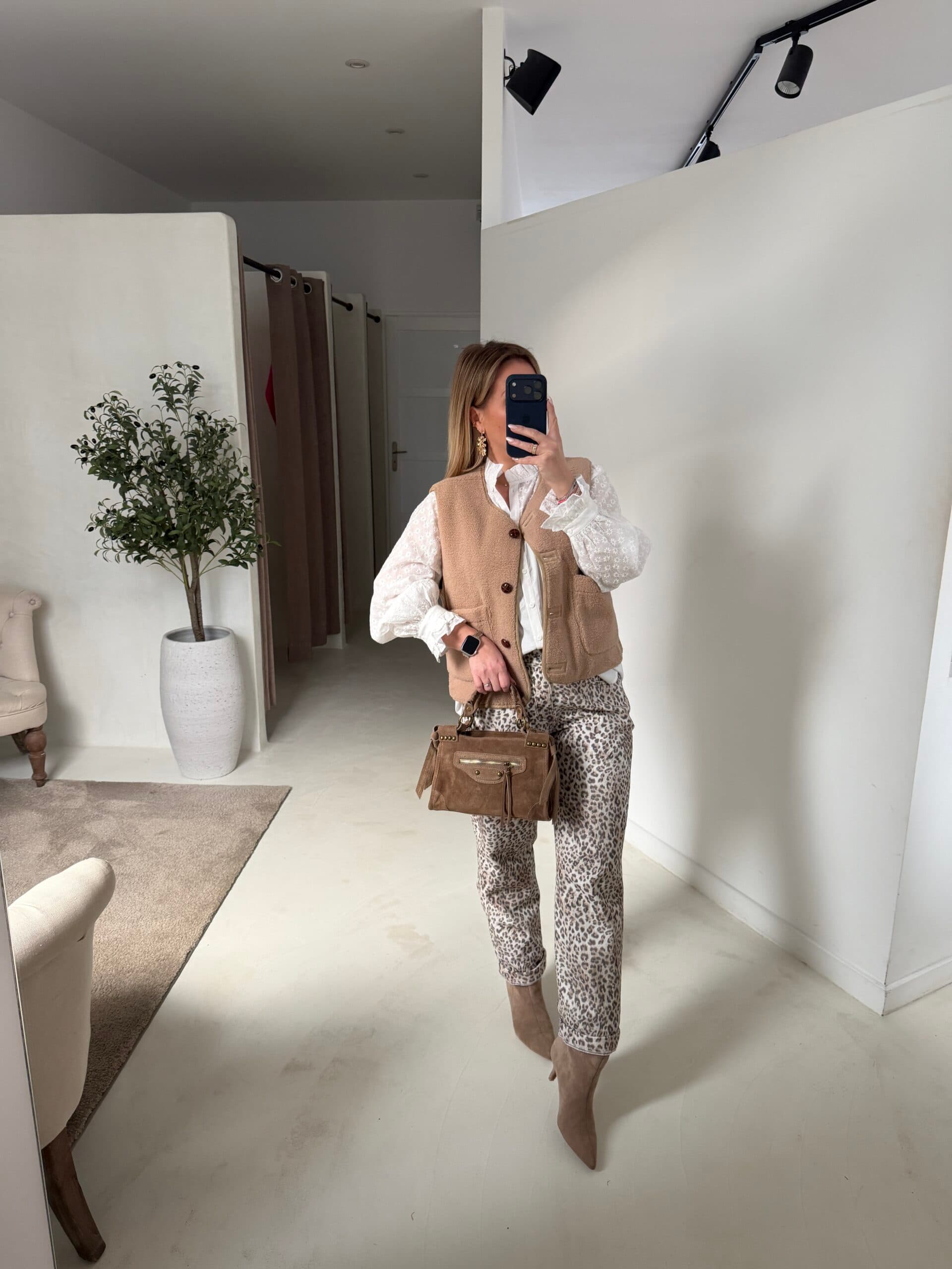 Jean barrel léopard - photo 1