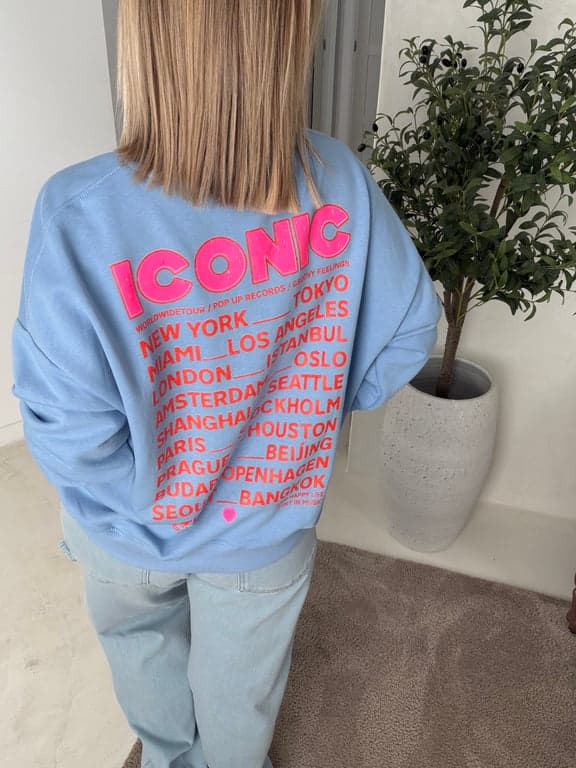 Sweat bleu ICONIC - photo 2