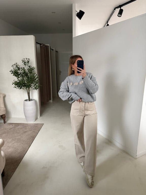 Sweat gris iconic - photo 1