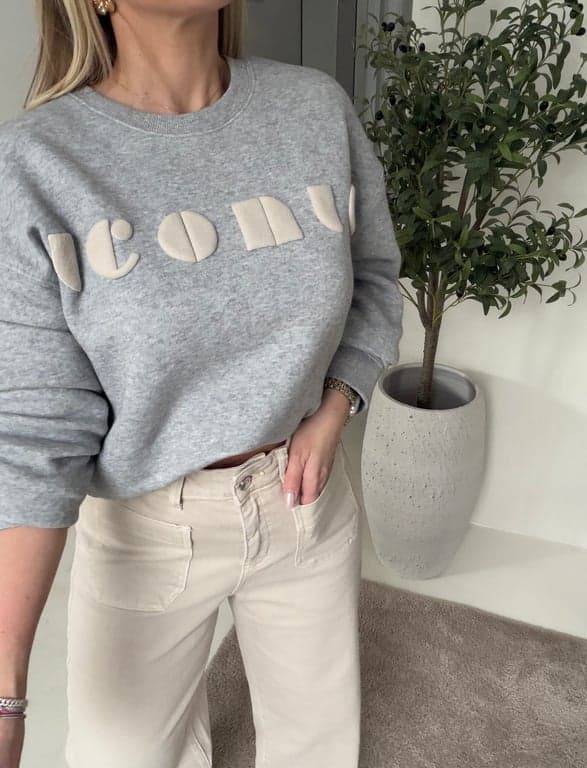 Sweat gris iconic - photo 2