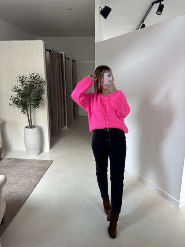 Gilet rose fluo