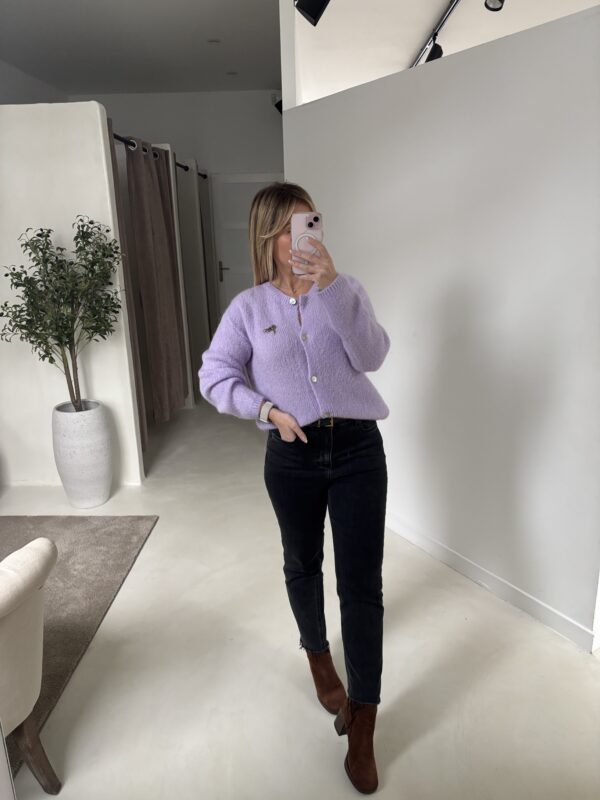 Gilet lilas