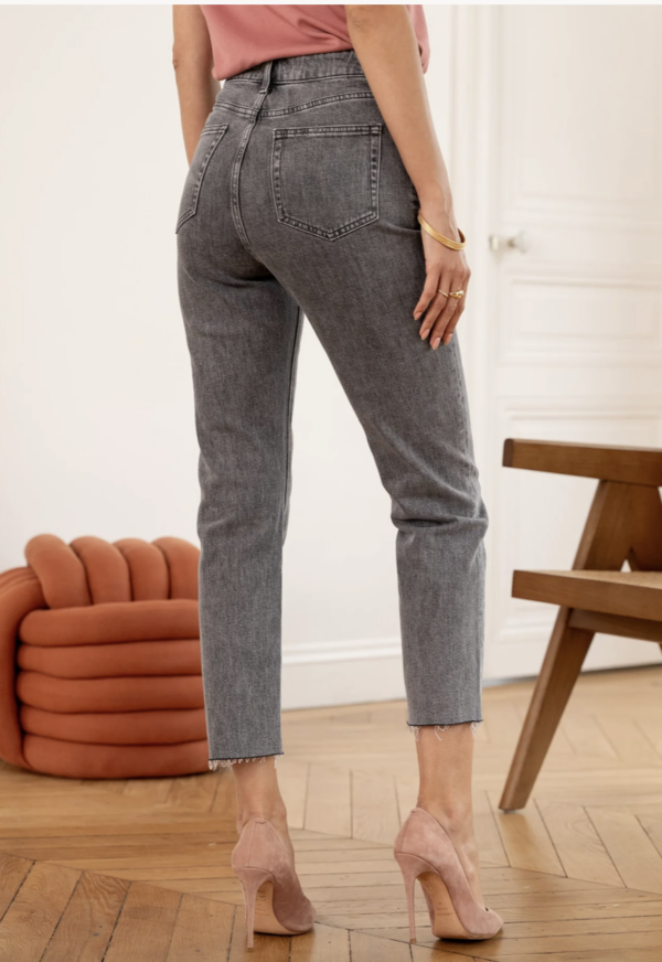 Jean droit gris clair – Image 3