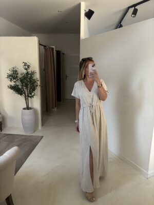 Robe longue sable