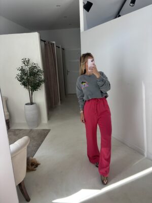 Sweat gris « WARM AND SUNNY DAYS »
