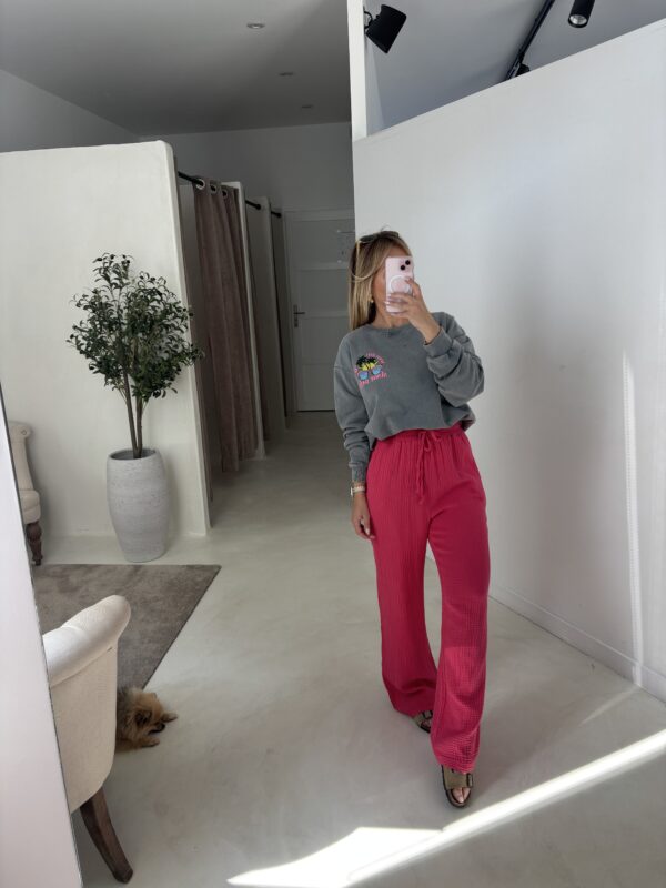 Sweat gris « WARM AND SUNNY DAYS »