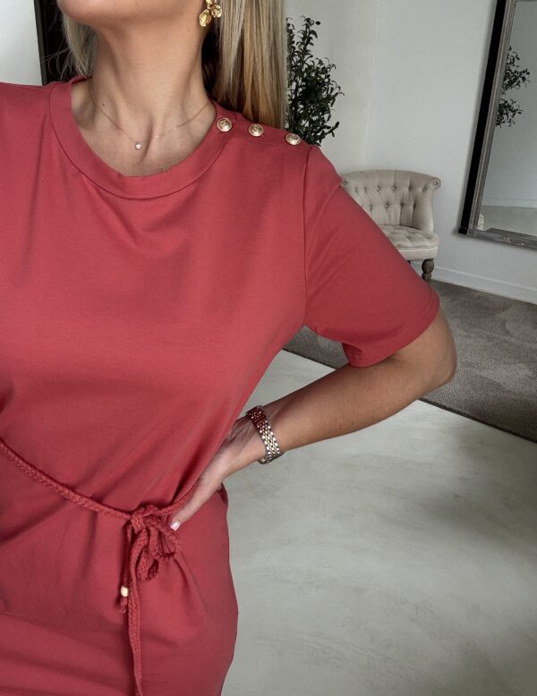 Robe t-shirt terracotta – Image 2