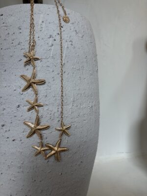 Ceinture bijoux doré étoile de mer