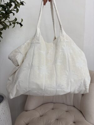 Sac éponge à motifs palmiers