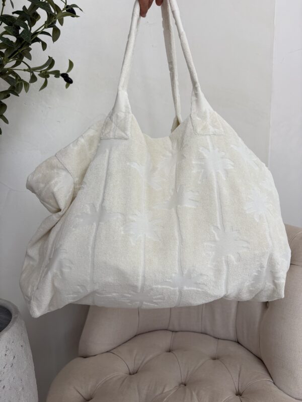 Sac éponge à motifs palmiers