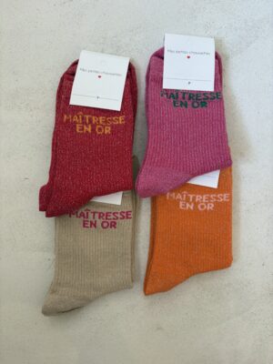 Chaussettes Maitresse en Or