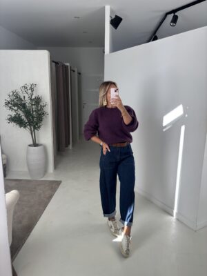 Pantalon ballon denim brut