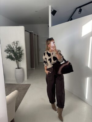 Gilet imprimé vache