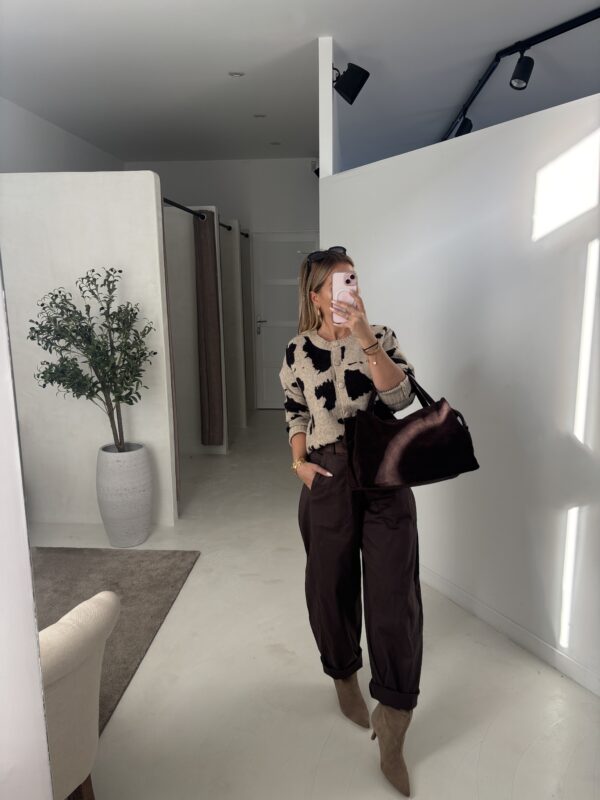 Gilet imprimé vache