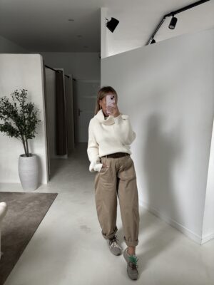 Pantalon ballon camel