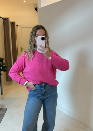 Pulls col rond toucher cachemire ( plusieurs coloris)