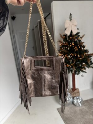 Sac inspiration MAJE irisé bronze