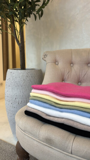 Pulls col V toucher cachemire