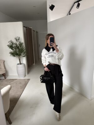 Sweat gris « Lovely Girl »