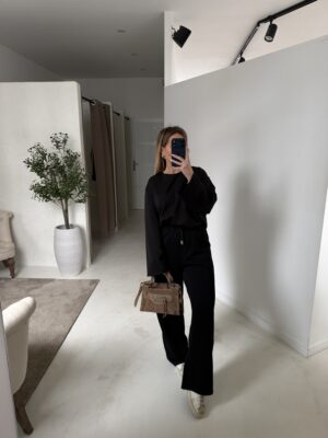 T-shirt manches longues noir