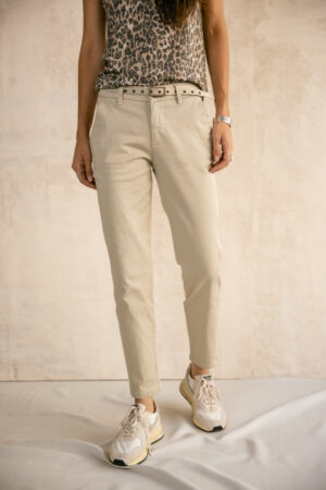 Pantalon chino kaki clair