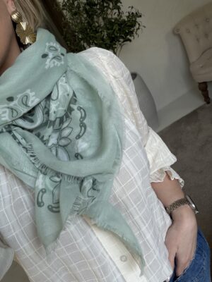 Foulard bandana vert