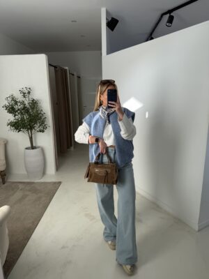 Gilet sans manches bleu